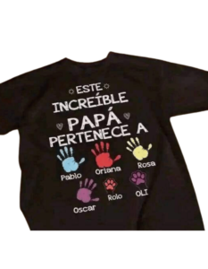 Playera Personalizada día del padre