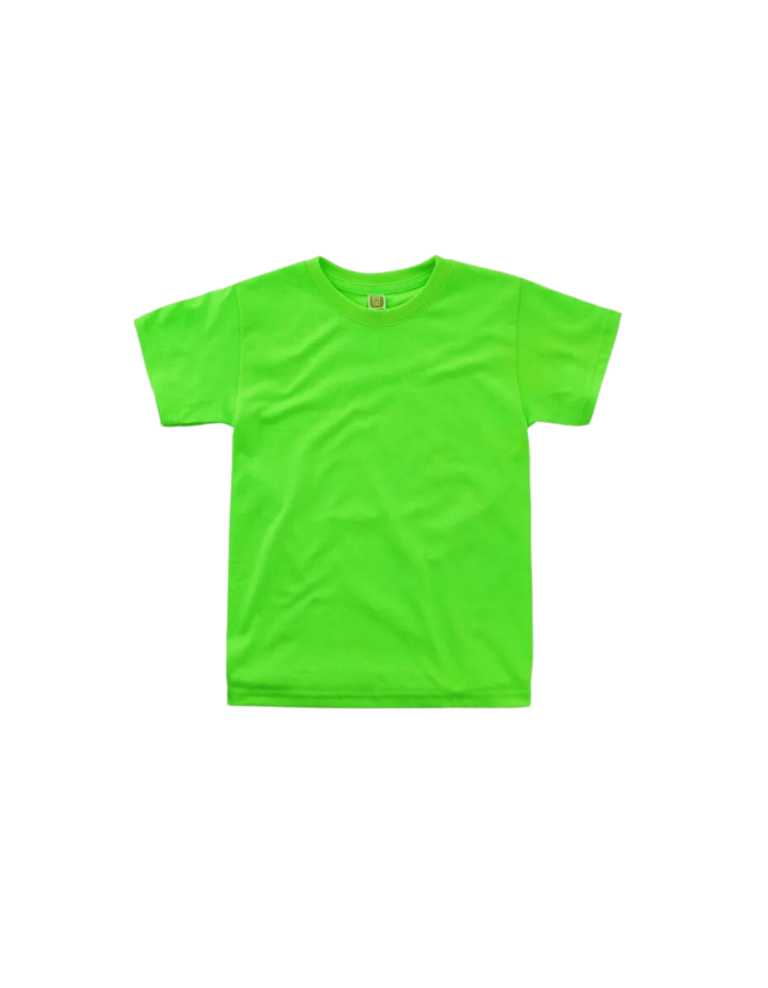 Playera infantil Personalizada verde fosf